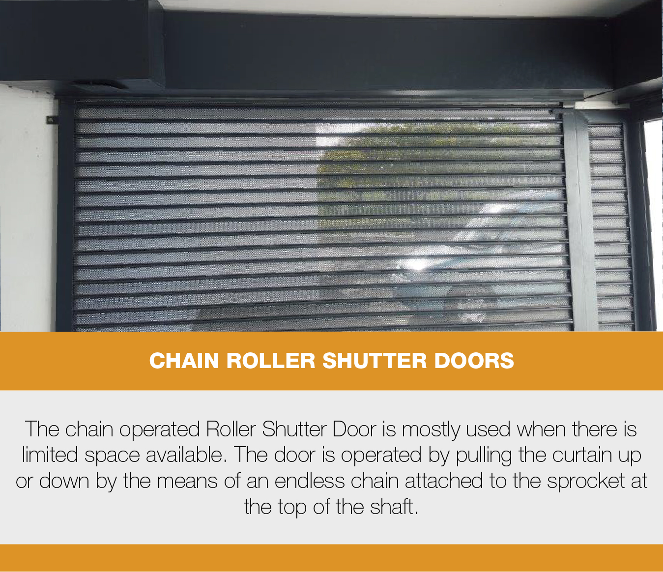 Chain Operated Roller Shutter Doors Nicsans Roller Shutter Doors   Doorpages2 04 